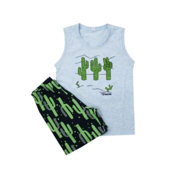 ΠΥΖΑΜΑ ΣΙΕΛ ΜΕ ΤΥΠΩΜΑ-DREAMS - Image 1