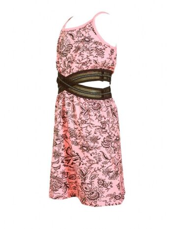 Φόρεμα Αμάνικο Ροζ - Image 1