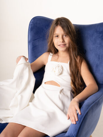 Φόρεμα εκρού - Image 2