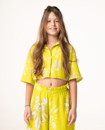 Πουκάμισο-κροπ LIME - Image 1