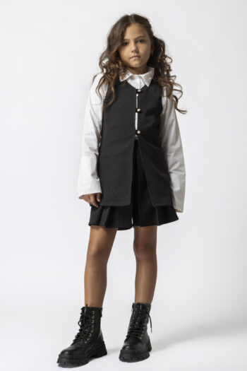 Σετ τουνικ με σορτς με στρας - Image 3