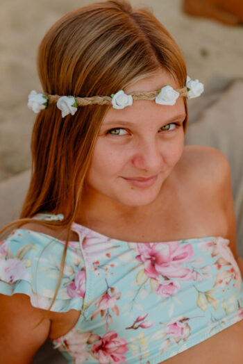 Σετ μπικίνι allover τύπωμα μανόλια με βολάν - Image 6