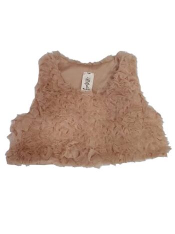 Σετ 3τεμ. ροζ φούστα τοπ και μπλουζάκι - Image 4