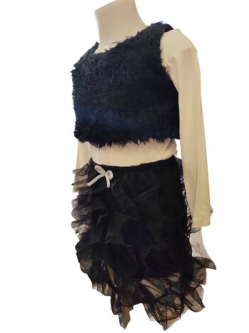 Σετ 3τεμ. φούστα τοπ και μπλουζάκι - Image 3