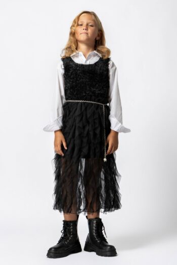 Μακρυ φόρεμα με τούλι - Image 4