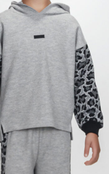 Πλεκτό Σετ με ίσιο παντελόνι Tiger Sleeves 2563185 - γκρι - Image 3