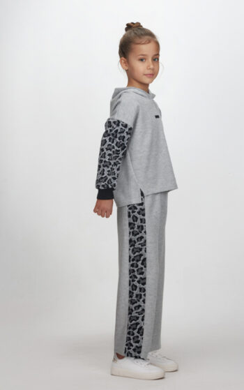 Πλεκτό Σετ με ίσιο παντελόνι Tiger Sleeves 2563185 - γκρι - Image 2