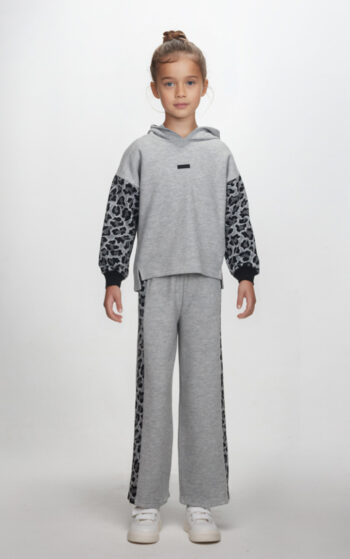 Πλεκτό Σετ με ίσιο παντελόνι Tiger Sleeves 2563185 - γκρι - Image 1