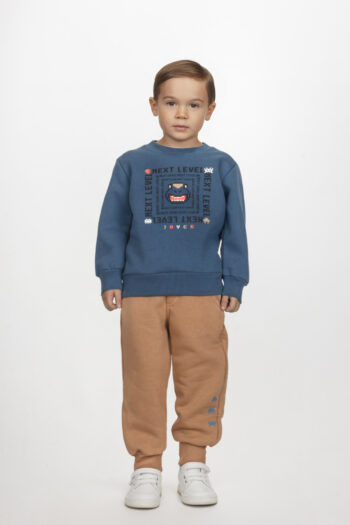 Φόρμα φούτερ Next Level μπλε-γκρι - Image 1