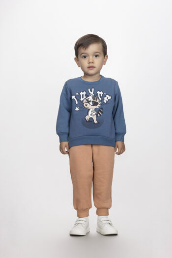 Φόρμα φούτερ SQUIRREL μπλε-γκρι - Image 1