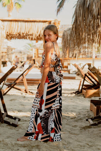 Σετ μπικίνι allover zebra print διπλό εμπρός - Image 6