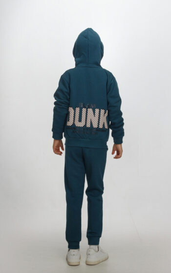 Φόρμα 3 τεμ. φούτερ με ζακέτα και λεπτο μπλουζάκι - Image 3