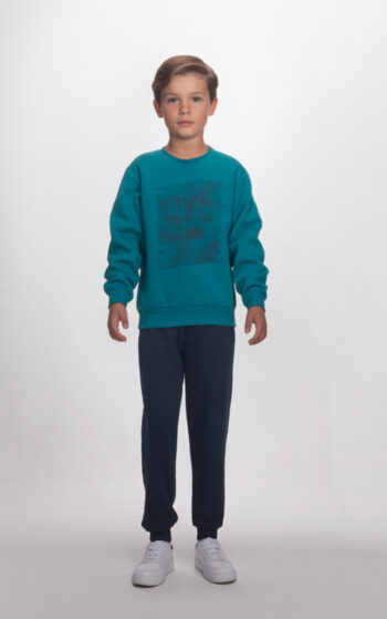 Φόρμα φούτερ Πετρόλ - Image 1