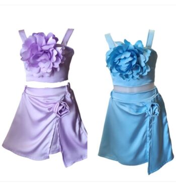 Σετ σε 2 χρώματα φούστα-σορτς με τοπ - Image 1