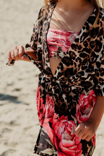 Animal Rose κιμονό - Image 3