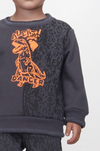 Φόρμα φούτερ DINO Ανθρακί - Image 2