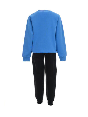 Φόρμα φούτερ JYC Γαλάζιο - Μαύρο - Image 3