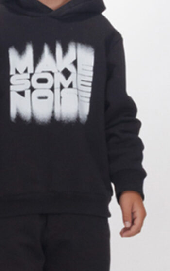 Φόρμα φούτερ με κουκούλα Make Some Noise - Image 2