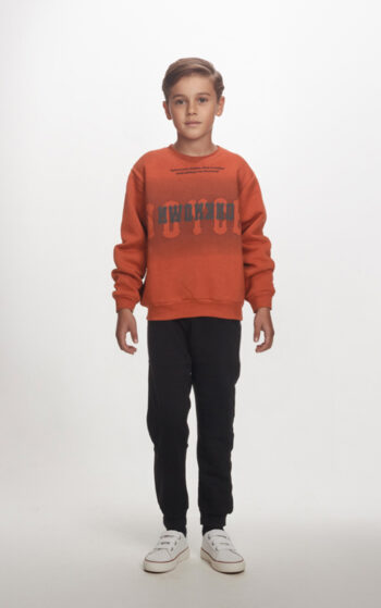 Φόρμα φούτερ Unknown Κεραμιδή - Image 1