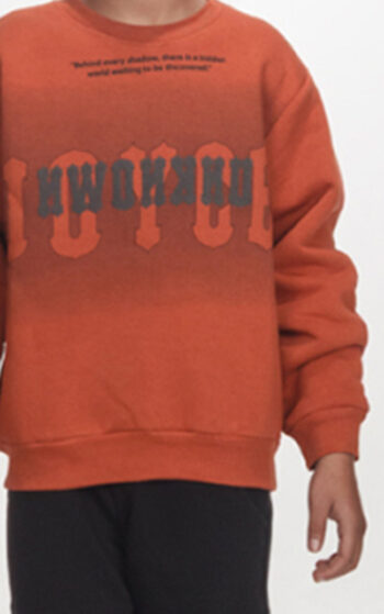 Φόρμα φούτερ Unknown Κεραμιδή - Image 2