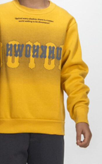 Φόρμα φούτερ Unknown Ώχρα-Ανθρακί - Image 2