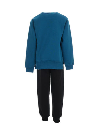 Φόρμα φούτερ"EXPAND" Πετρόλ - Μαύρο - Image 4