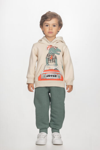 Φόρμα με κουκούλα Μπεζ 2562107 - Image 1