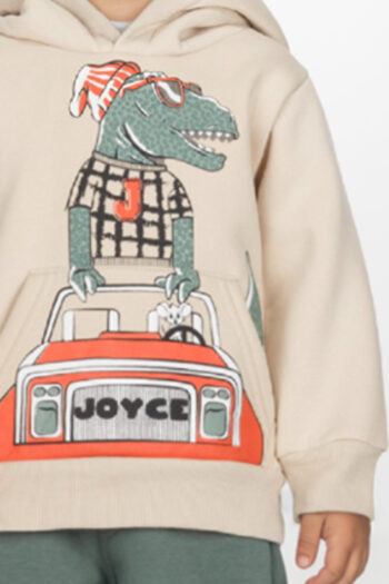 Φόρμα με κουκούλα Μπεζ 2562107 - Image 2