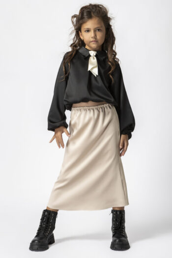 Φούστα μακρη πράσινο χρώμα - Image 3