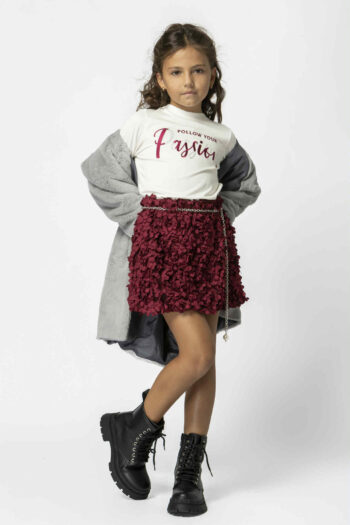 Φούστα με 3D λουλούδια - Image 2