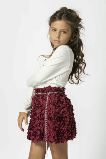 Φούστα με 3D λουλούδια - Image 3