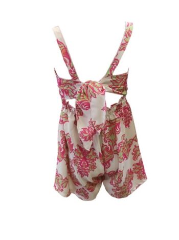 Ολόσωμο σορτς φλοραλ φουξ - Image 2