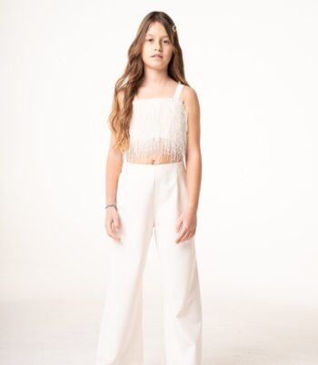 Παντελόνι μακρυ εκρού GNS702 - Image 1