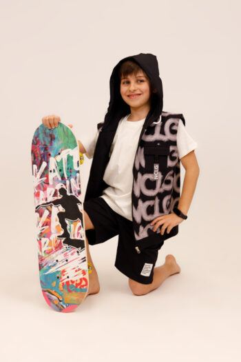 ΣΕΤ 3 τεμαχίων με γιλέκο 100%COTTON 8037 - Image 2