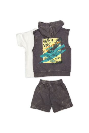 ΣΕΤ 3 τεμαχίων με γιλέκο 100%COTTON 838 - Image 2