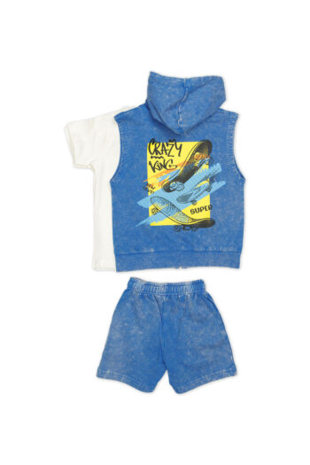 ΣΕΤ 3 τεμαχίων με γιλέκο 100%COTTON 839 - Image 2