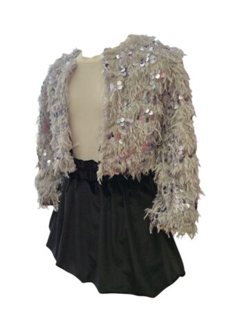 Σετ 3τεμ. Πανωφόρι φούστα και μπλούζα - Image 4