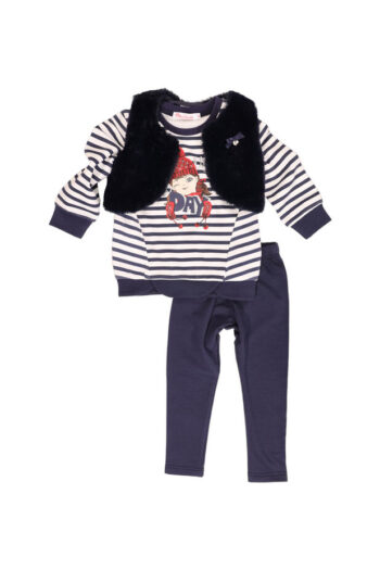 Σετ αχνούδιαστο φούτερ με κολάν και γιλέκο γούνινο 42-13510 - Image 1