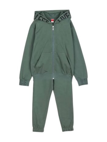 Σετ φόρμα εποχής με ζακέτα - λαδί 2514101 - Image 1