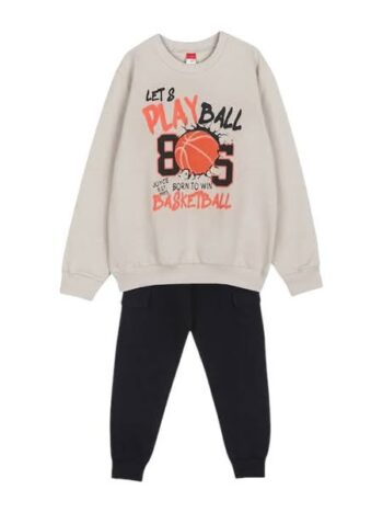 Σετ Φόρμας μπεζ- μαύρο 2514107 - Image 1