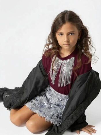 Σετ φούστα με πλεκτο μπλούζα - Image 1