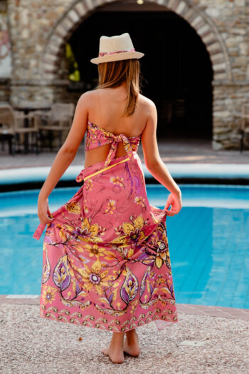 Σετ φούστα Paisley yellow - Image 2