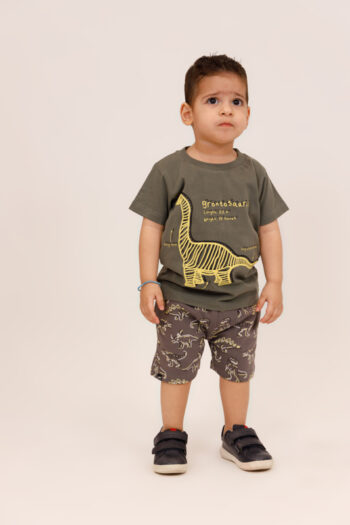 Σετ με 2 μπλούζες και βερμούδα 825 - Image 2