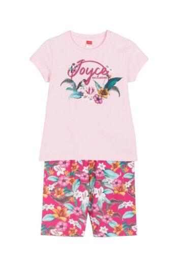 Σετ με Κολάν 2τμχ ροζ “flowers” - Image 1