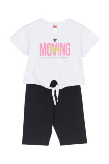 Σετ με κολάν λευκό-μαύρο - Image 1