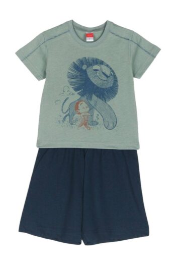 Σετ με σορτς - χακί - Image 1