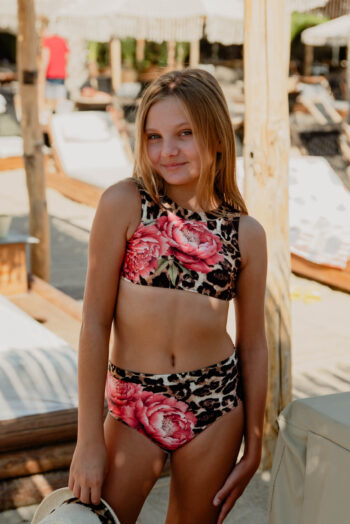 Σετ μπικίνι μπούστο animal print - Image 1