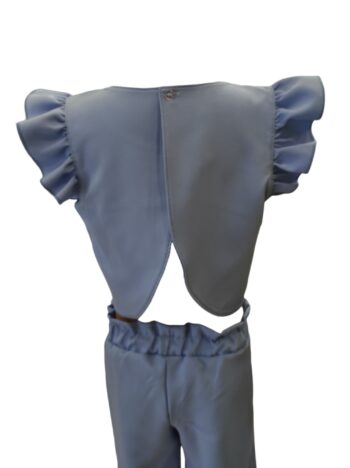 Σετ παντελόνι και τοπ μπλε-μωβ - Image 2