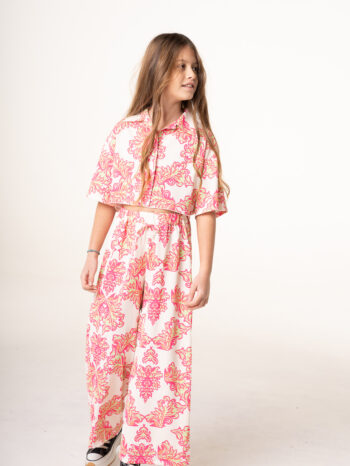 Σετ παντελόνι με πουκάμισο εμπριμέ - Image 3