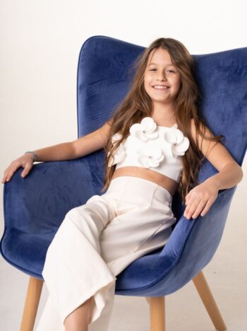 Σετ τοπ με με παντελόνι 3/4 - Image 1